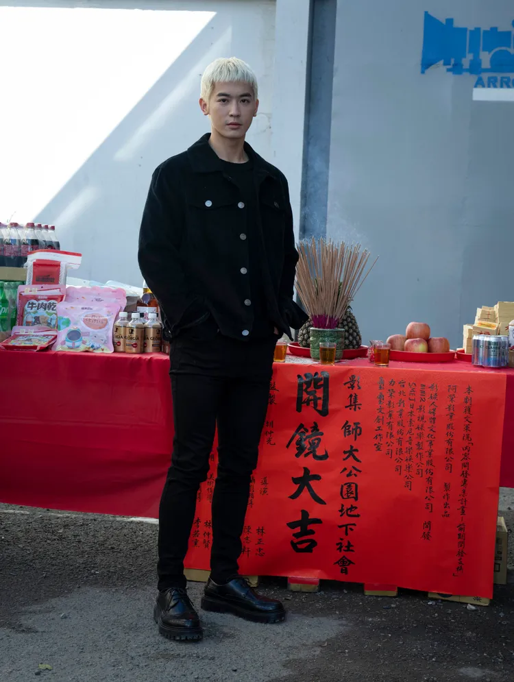 吳思賢在《師大公園地下社會》將遭到通緝。阿榮影業提供