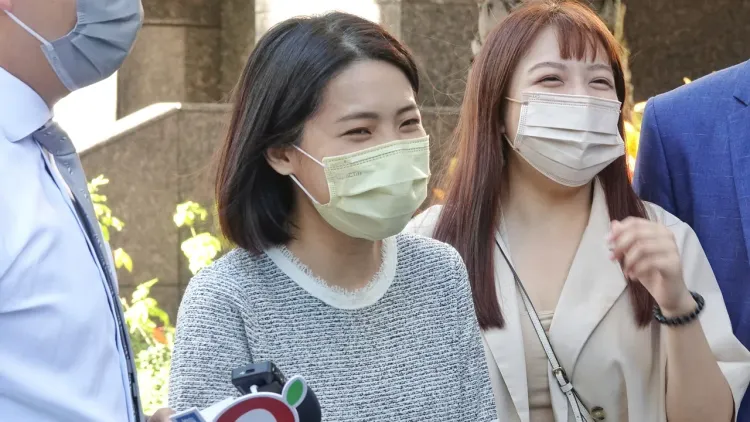 高虹安在臉書高調聲援徐巧芯。莊宗達攝