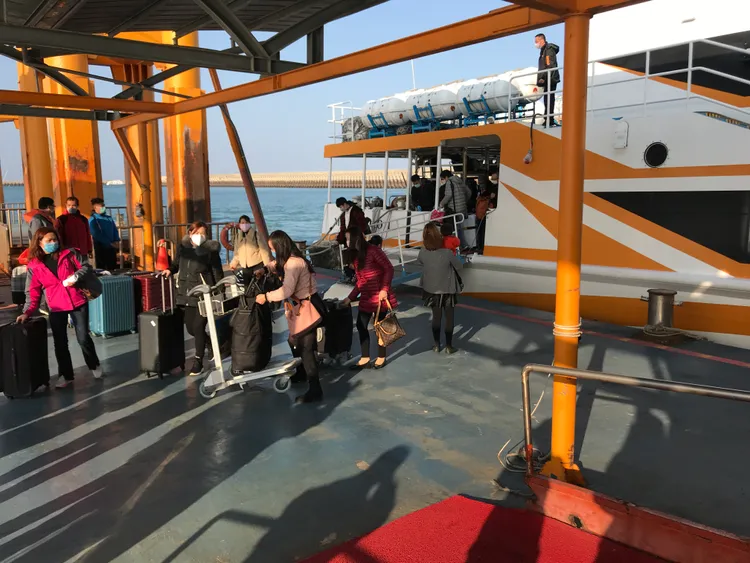 金門自109年小三通中斷後，是否復航，一直是朝野間不斷角力的話題。蔡宇凌攝