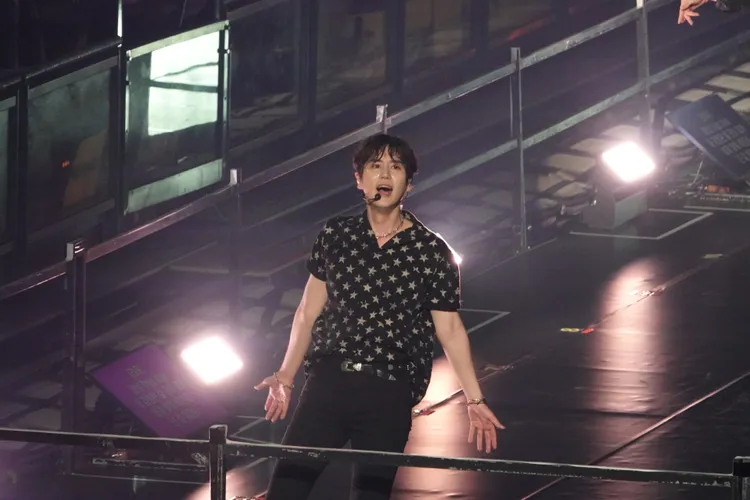 圭賢感謝台灣ELF，「你們是我的驕傲」。陳德興攝