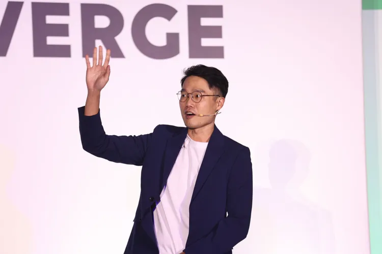 LINE台灣企業解決方案事業部廣告產品總監洪易群。翁玉信攝