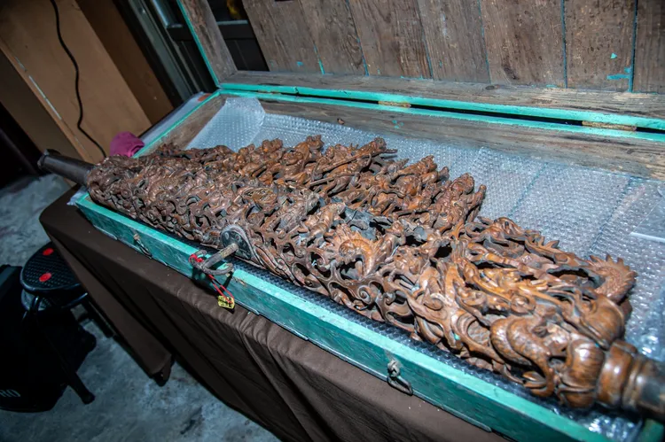 北管軒社文物普查成果。縣府提供