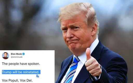 「王牌」歸來！？馬斯克正式宣布：恢復川普推特帳號