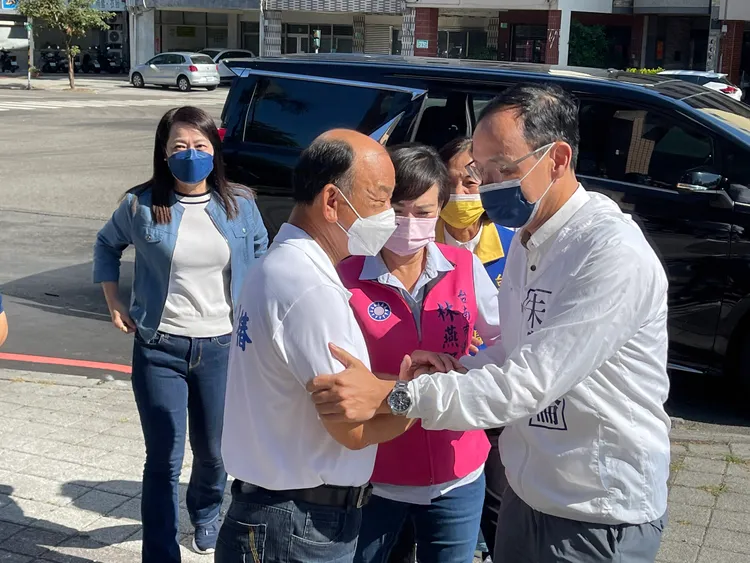 朱立倫強調，嘉南高屏4大艱困選區絕不是鐵板一塊。王志弘攝