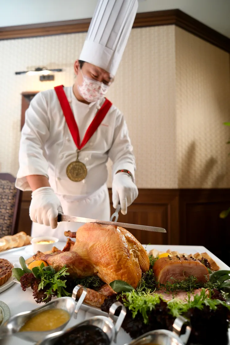 11/24預訂包廂可享用全隻火雞8人套餐。陳志淵攝