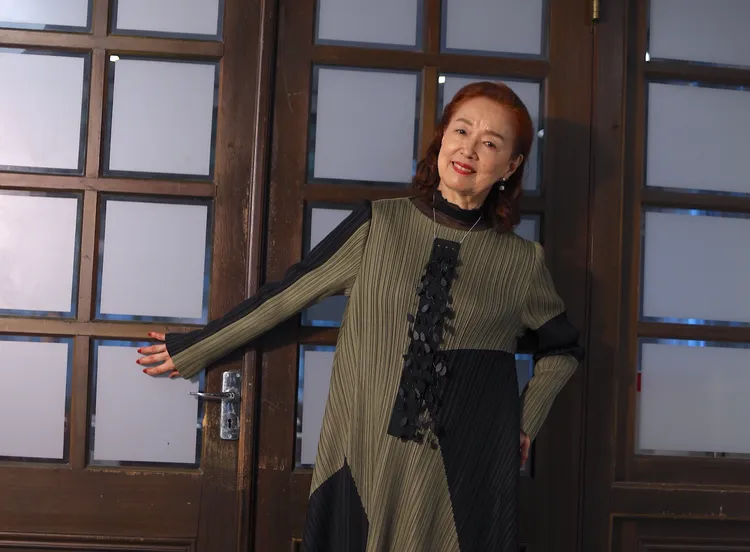 宮本信子是個勇往直前，不回頭看的女性。陳明中攝