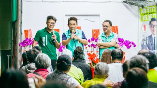 乾坤合體!藝人郭子乾挺摯友遠赴台東 模仿政界天王站台輔選