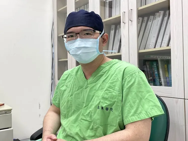 屏東醫院外科醫師蔡文豪。屏東醫院提供