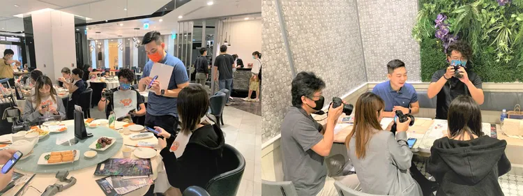 《星夢奇航》實境解謎遊戲，邀請阿春仔in台南的阿春爸、Ashley玥玥等來自台灣北中南美食旅遊KOL試玩。新旅局提供