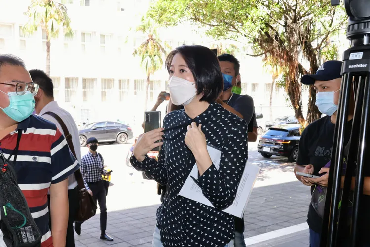 國民黨王鴻薇也高票當選。資料照片