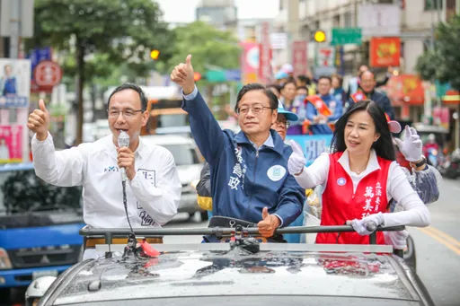 朱立倫馬英九接連陪掃街拜票 張善政:努力衝刺終迎勝利成果