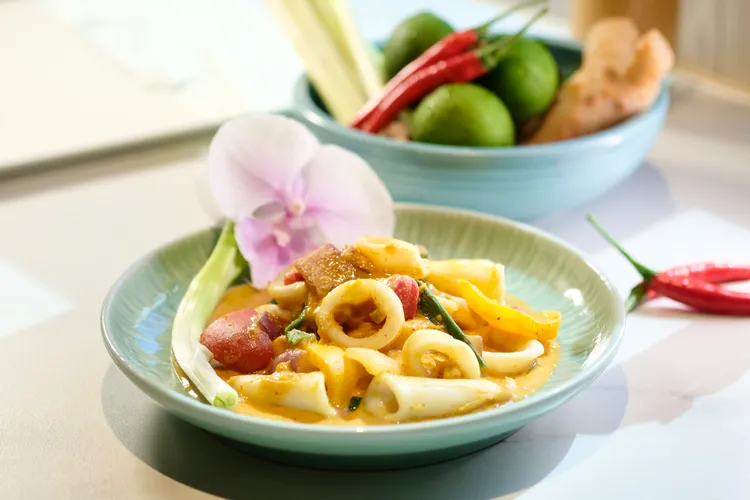 曼谷金沙炒中卷，470元。陳志淵攝