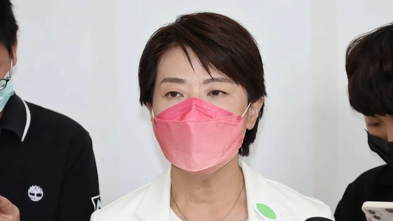 無黨籍台北市長候選人黃珊珊。葉志明攝