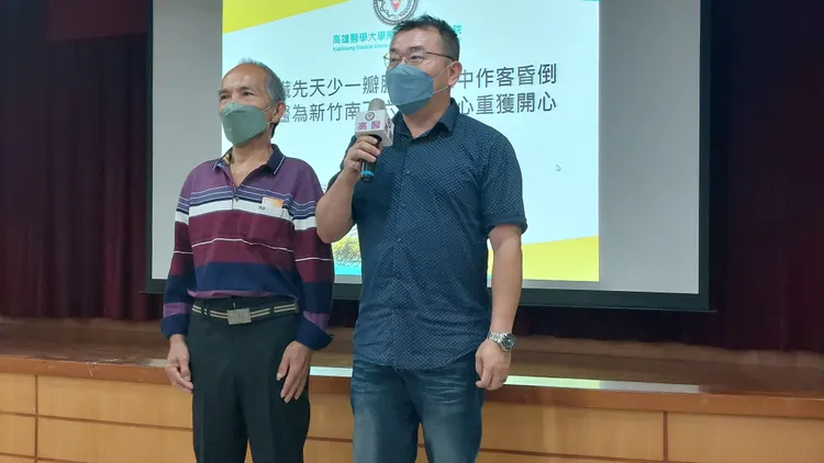 古先生的女婿傅先生說，岳父經治療後，體重在一個月內從45公斤增加到50公斤，也不再怕冷了。凃建豐攝