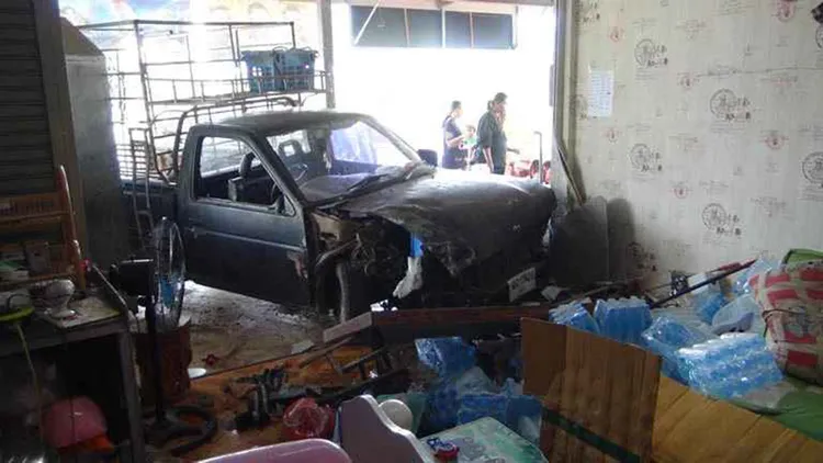 車禍現場。翻攝自《Manager Daily》