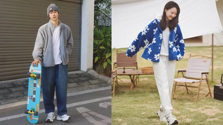 抱抱絨系列的內外層絨料材質，提升穿著保暖性與舒適度。品牌提供