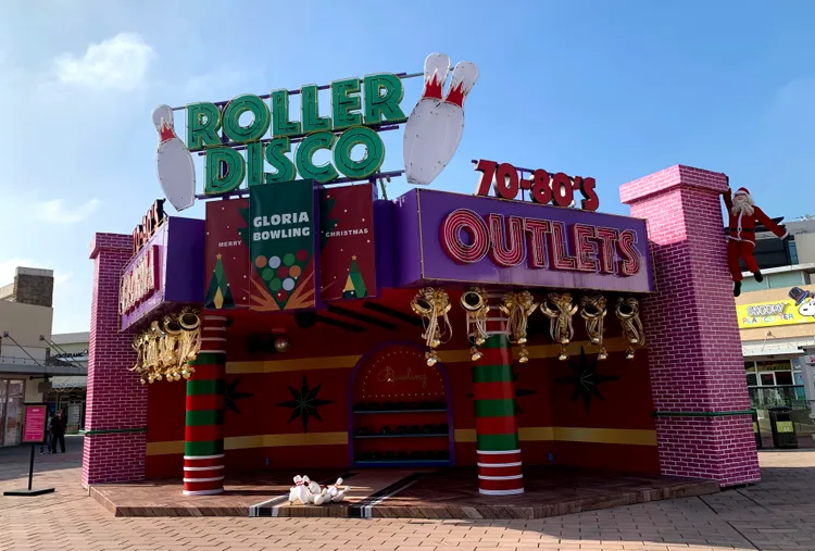 美式保齡球場。劉欣欣攝