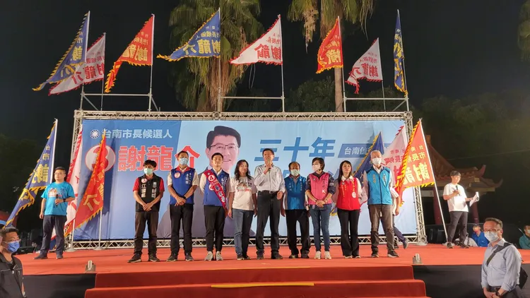 謝龍介再重砲批槍擊案。劉榮輝攝