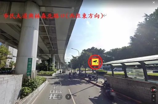 台北市民大道三路口建置科技執法　12月1日正式啟用取締違規