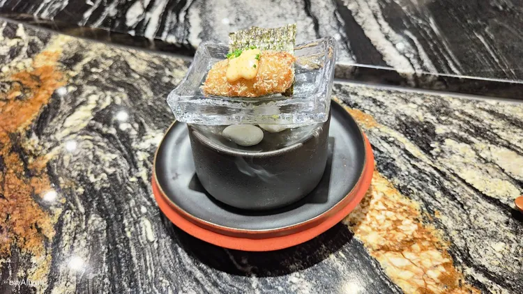 炸廣島牡蠣/明太子/菊花茶。業者提供