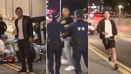 競速害命還囂張嗆警追打媒體 網一看影片:沒在怕警察的!