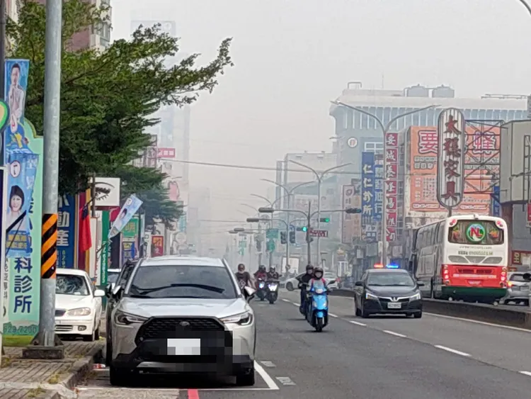 高雄岡山空品差。翻攝「我是岡山人 (北高雄)」臉書