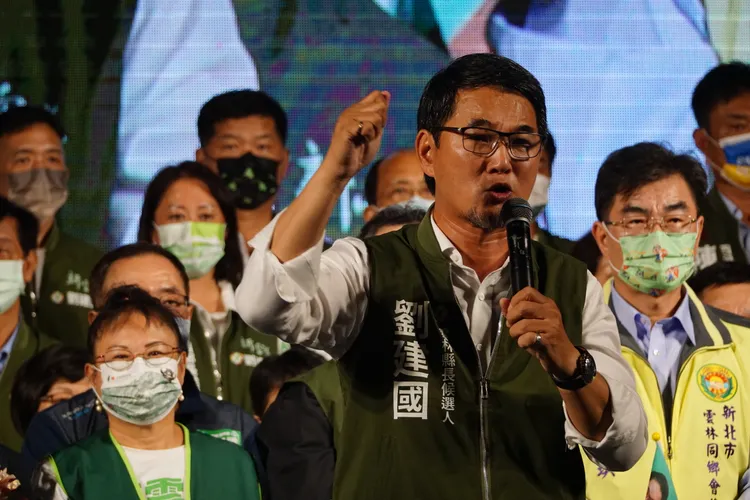 劉建國疾呼鄉親支持，終結張家家族政治。劉建國提供