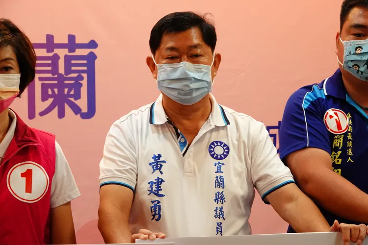 國民黨議員黃建勇。林泊志攝