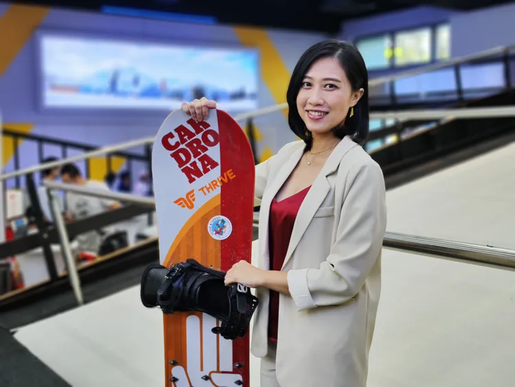 Club Med台灣珂境總經理劉育慧本身也是滑雪愛好者。田欣雲攝