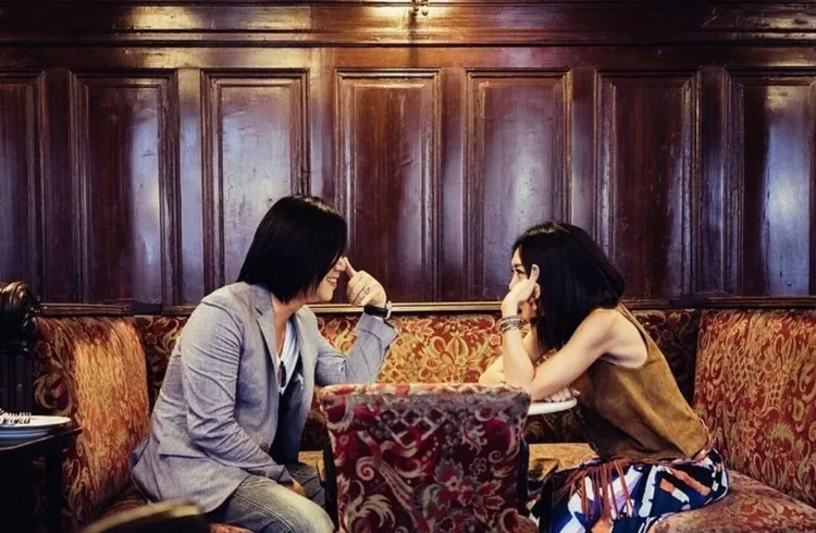 瑪莎(左)與太太感情甜蜜。翻攝Kiito的IG