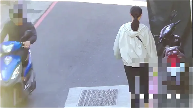 嫌犯得手後，往蘆洲民族路方向逃逸，並將贓車丟棄於三重仁愛街。警方提供