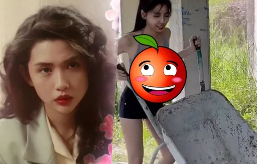 長腿正妹「犯規上衣」做苦工!撞臉性感女神邱淑貞 網暴動:我養妳