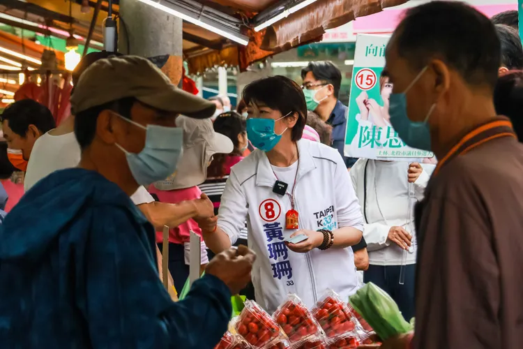 黃珊珊走訪北投市場。趙世平攝