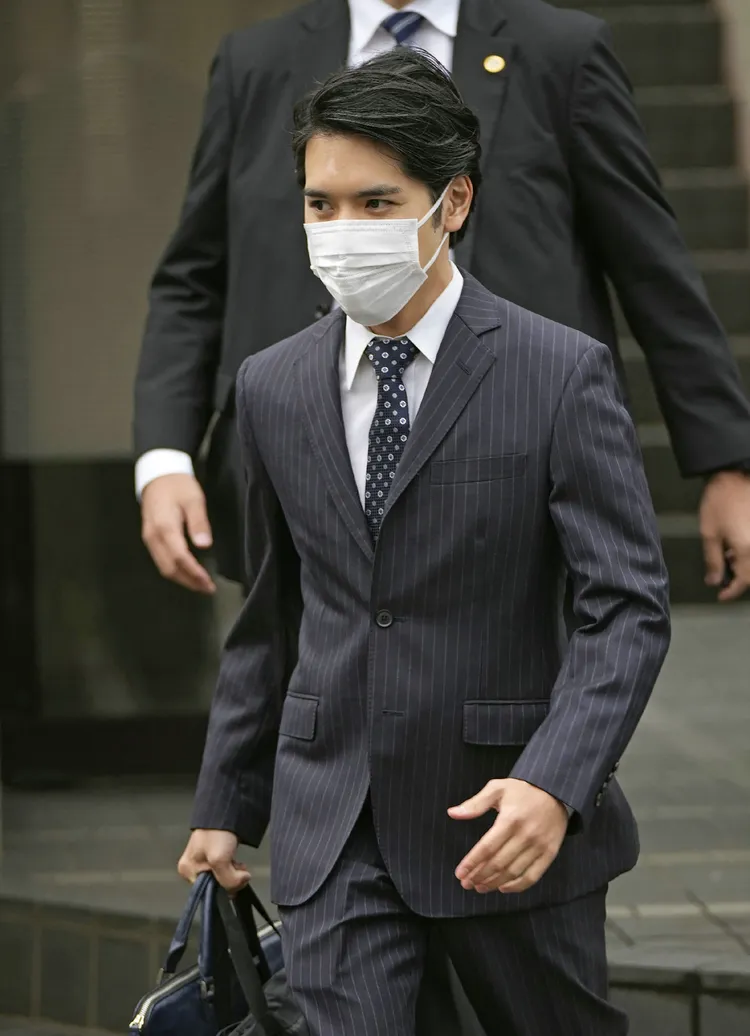 小室圭的老家據傳就在師岡熊野神社附近。法新社