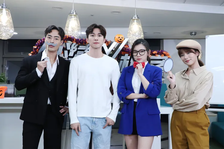 王上菲(右起)、林芷芸、張瀚元、朱宇謀。中視提供