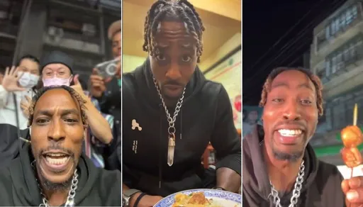 「魔獸」現身夜市!大啖蚵仔煎體驗打彈珠、射飛鏢 群眾簇擁全嗨翻