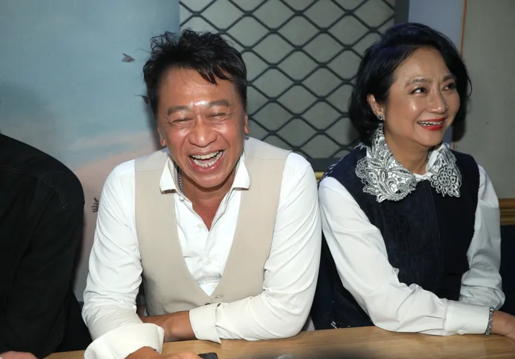 游安順（左）與楊麗音雖然沒拿獎，但認為入圍已讓更多人看到他們，沒有遺憾。陳明中攝