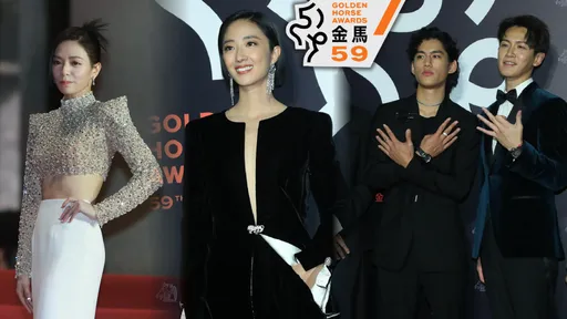 金馬獎紅毯|桂綸鎂開中門尬宋芸樺小蠻腰 柯震東朱軒洋帥哥團壓陣