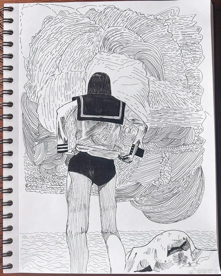 李榮浩畫風多元。翻攝李榮浩微博