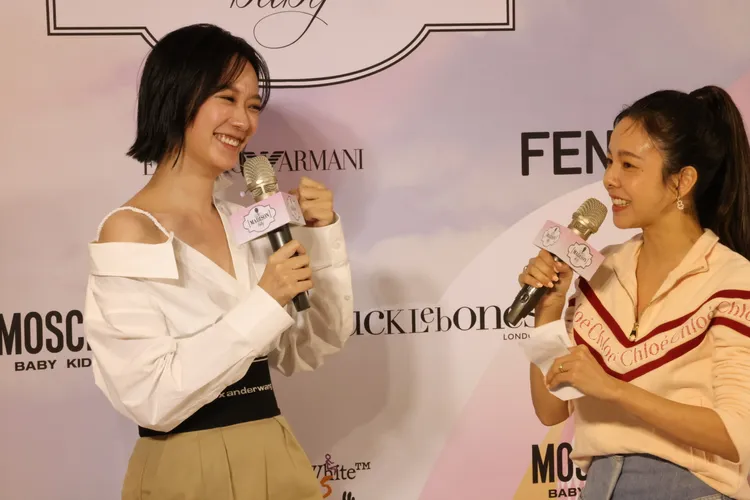 孟耿如今日出席品牌代言談起媽媽經滿臉笑容。侯昌騰攝