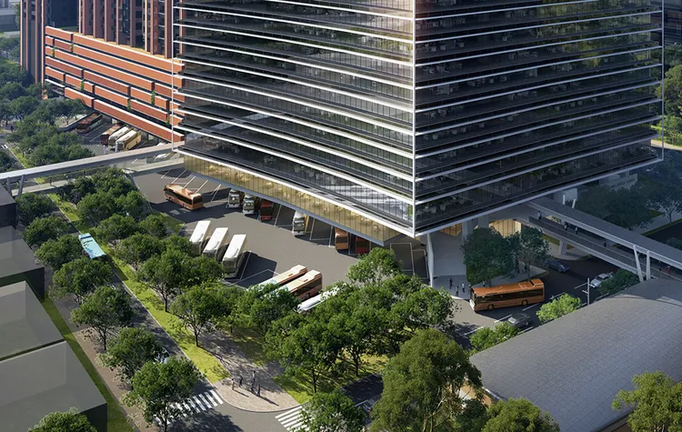 南港之心將規劃大客車轉運站。市府提供