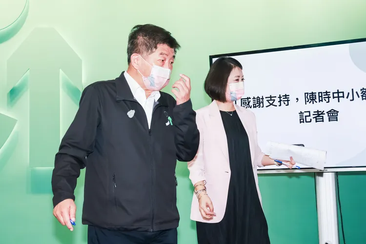 陳時中認為，照蔣萬安的邏輯，可以牽拖的人就多了。趙世平攝