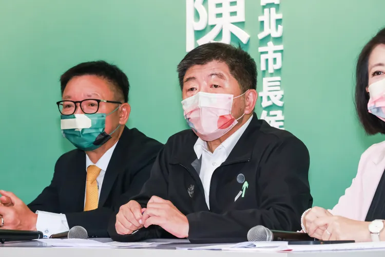 陳時中說，蔣萬安的目標是什麼，自己實在聽不清楚。趙世平攝