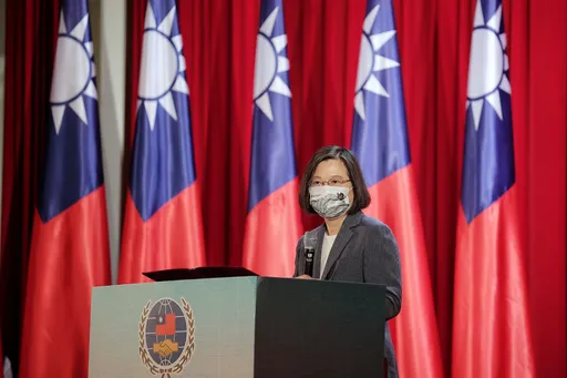 蔡英文盼借重侨界人脉资源 让台湾更繁荣、幸福平安