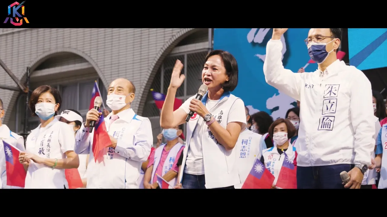 柯志恩今晚公布在YouTube公布競選主題曲「留一盞燈」,感性呼籲遊子返鄉投票。翻攝柯志恩YouTube