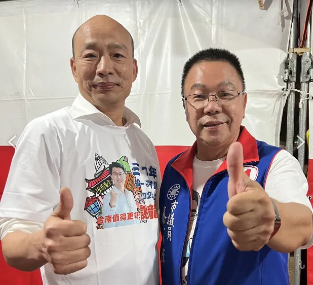 韓國瑜、蔡育輝將再次同台。蔡育輝提供