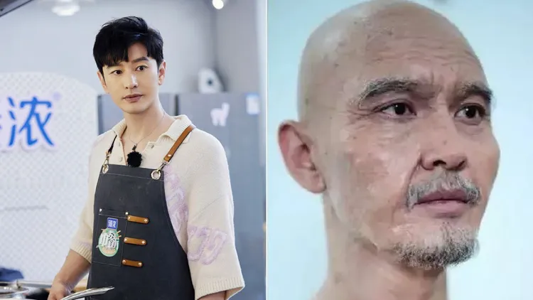 黃曉明曾因化老妝而皮膚過敏。翻攝黃曉明工作室微博