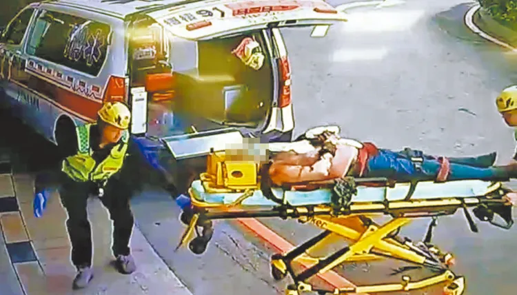 根姓男子全身70%灼傷，送醫搶救仍於翌日不治。民眾提供