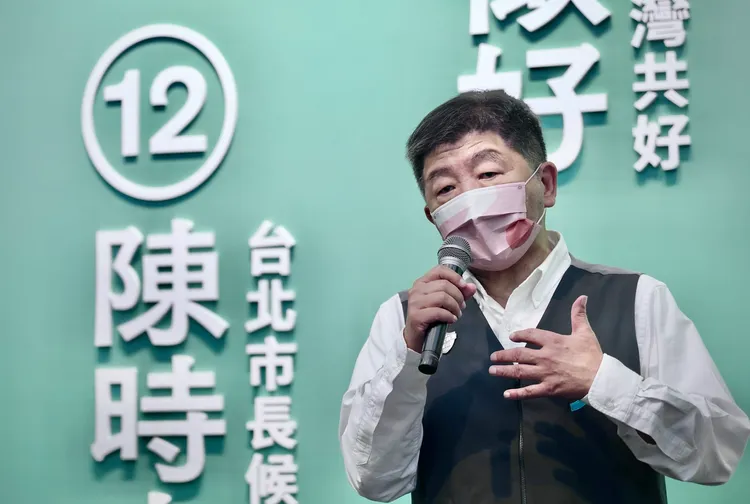 陳時中說，大家都在民主風氣下長大、都有責任維持。林林攝