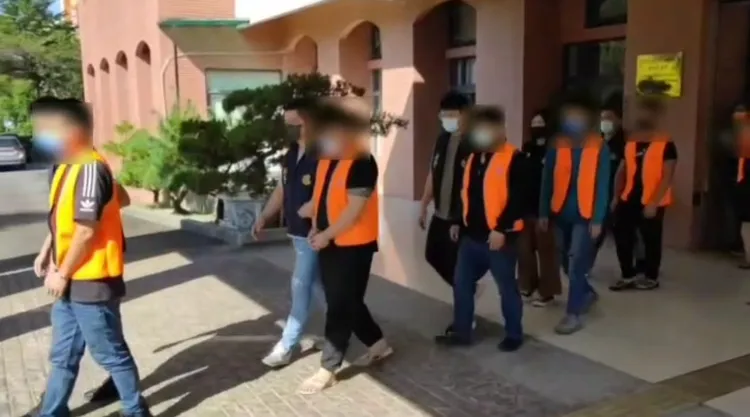 嫌犯移送法辦。讀者提供